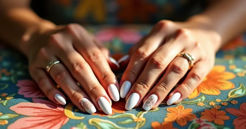 27 Ideias de Unha Branca Decorada para 2026 (Faça em Casa)