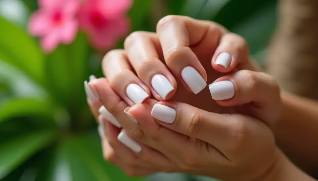 47 Ideias de Unha Branca Gel que Não Amarelam e Duram Sempre