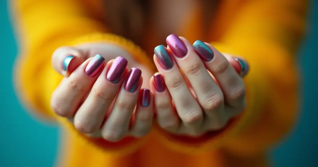 12 Ideias de Unha com Pó Cromado que Você Faz em Casa