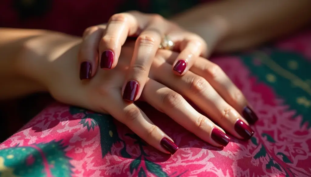 47 Ideias de Unha Cor de Vinho Que Elevam Seu Look em 2026