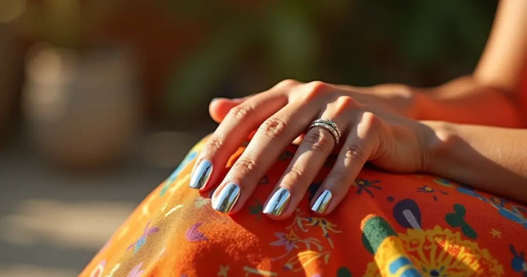 12 Ideias de Unha Cromada: Brilho Profissional em Casa