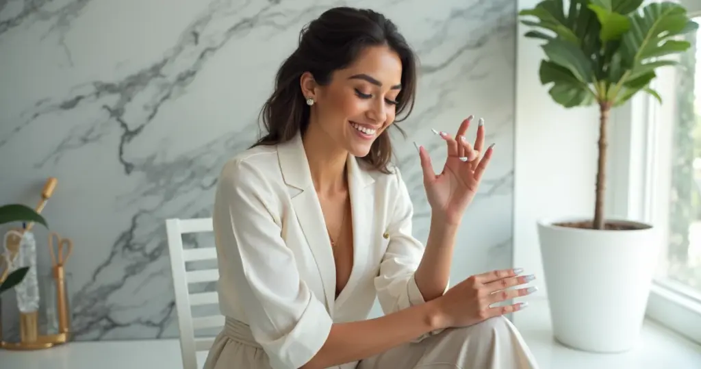 17 Ideias + Passo a Passo: Unha Cromada Branca Perfeita em Casa 17 Ideias + Passo a Passo: Unha Cromada Branca Perfeita em Casa