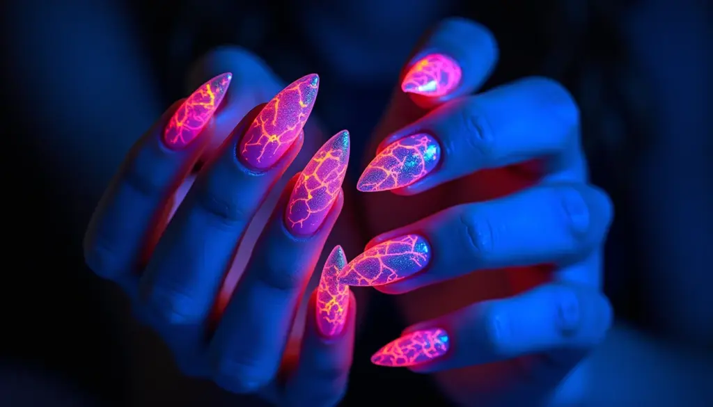 47 ideias de unha da jinx que vão te fazer brilhar no escuro