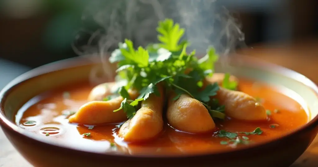 Pé de galinha: a receita que vira um caldo encorpado e desmancha na boca