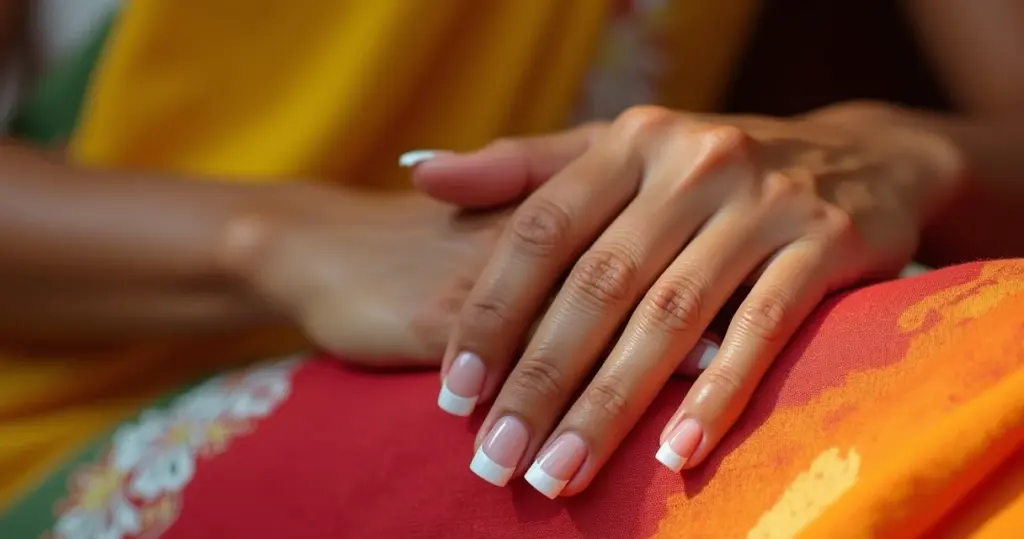 15 Ideias de Unha de Gel com Francesinha que Duram 3 Semanas