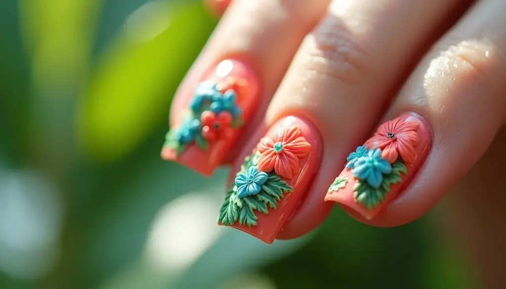 57 ideias de unha de gel decorada quadrada que duram semanas