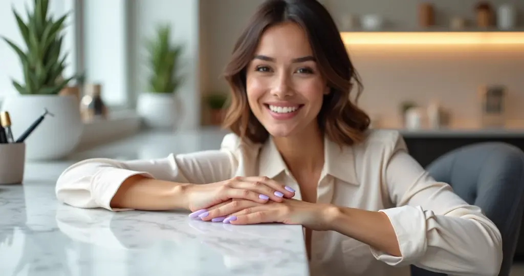 17 Ideias de Unha de Gel Lilás que Duram 21 Dias (Passo a Passo)