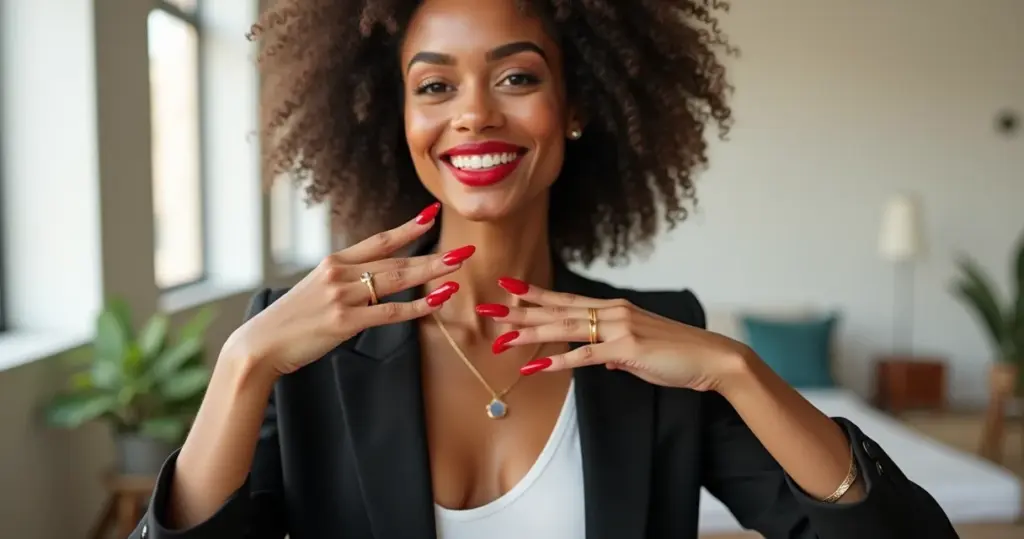 21 Ideias de Unha de Gel Vermelho Que Não Descola em 2026