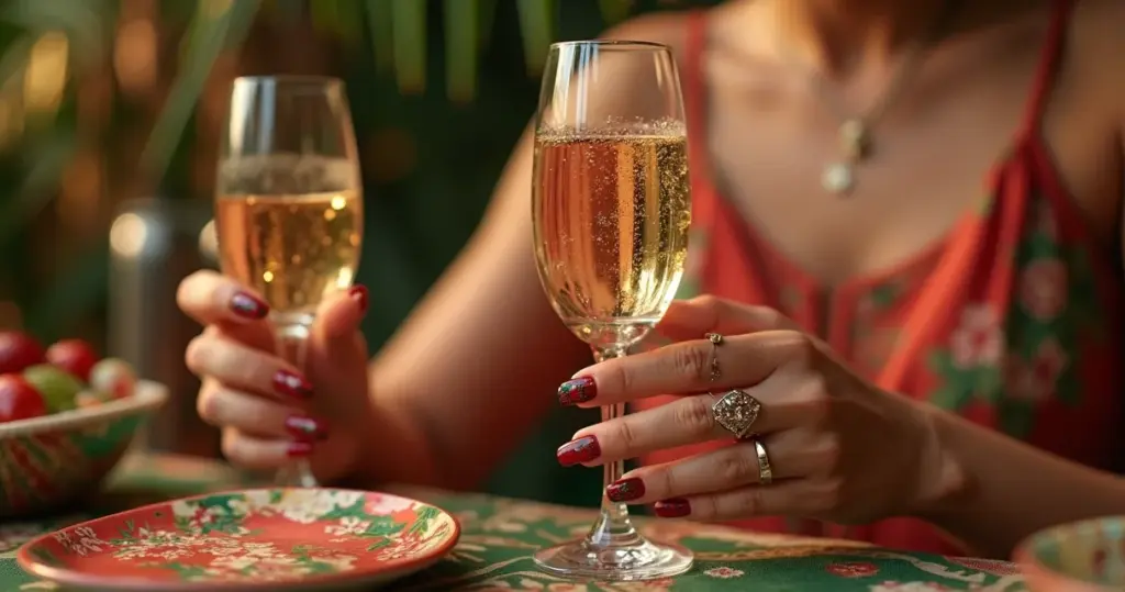 28 Ideias de Unha de Natal que Vão Transformar Seu Visual Festivo