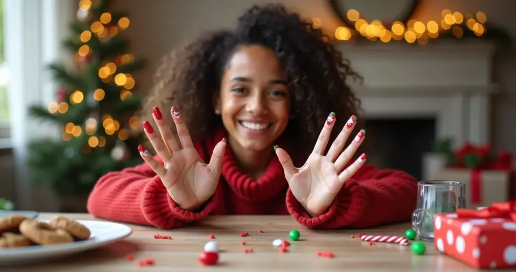 27 Ideias de Unha de Natal para Criança (Seguras e Divertidas)