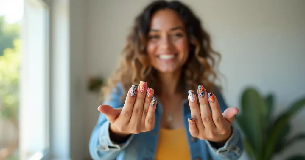 23 Ideias de Unha de Papel que Fazem em 2 Minutos