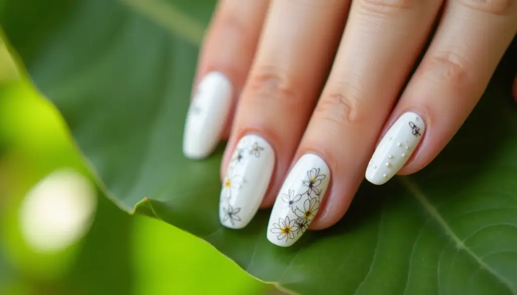 87 Unhas Decoradas Branco que Vão Transformar seu Visual