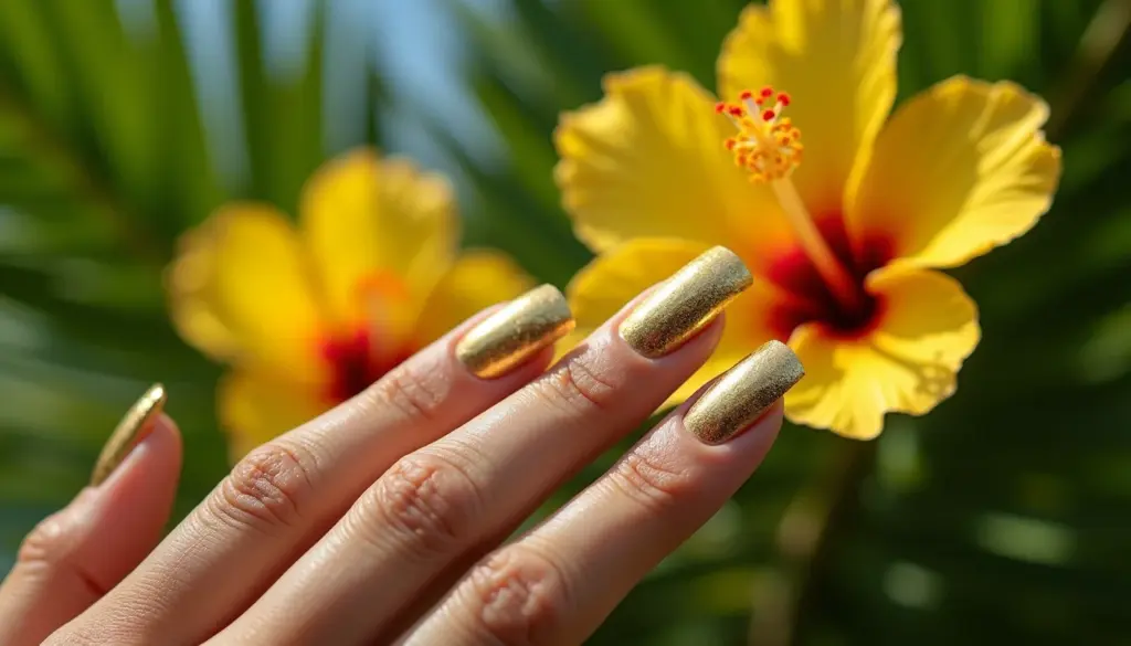 47 Unhas Decoradas com Folha de Ouro: Ideias Fáceis e Sofisticadas