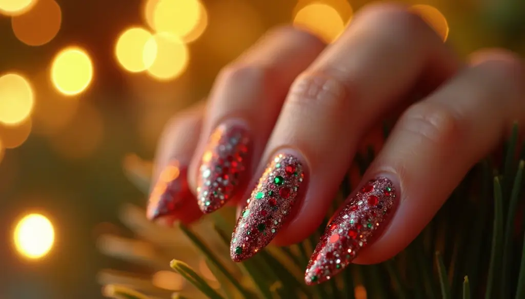 35 Unhas Decoradas de Natal que Duram Até o Ano Novo