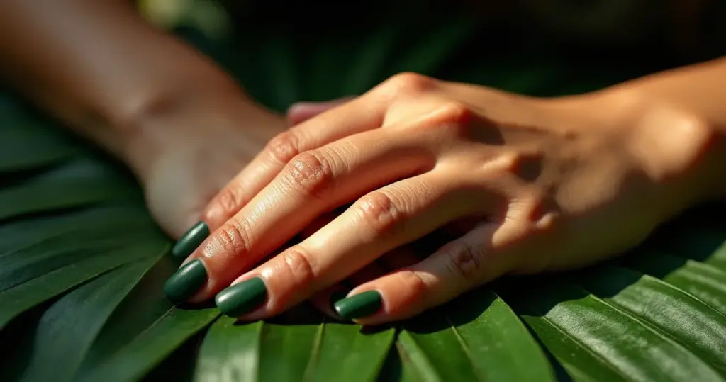 Unha Decorada Verde Militar: Ideias Atuais e Como Fazer