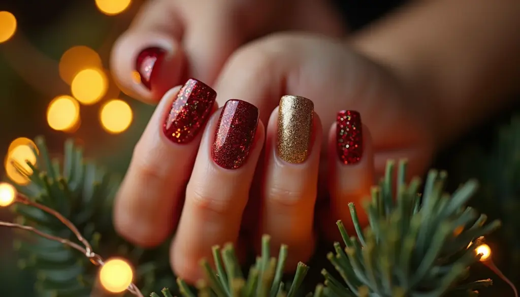 Unha em gel para o natal: 30 ideias incríveis e fáceis de fazer