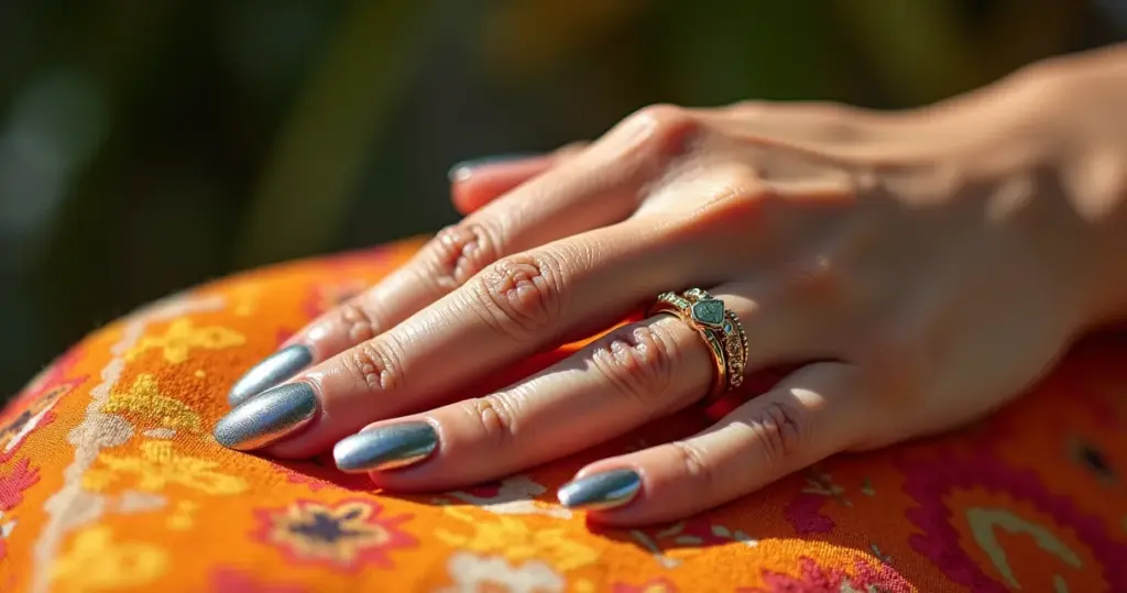 12 Ideias de Unha em Gel Prata Que Combinam com Tudo