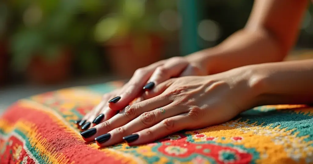 15 Ideias de Unha em Gel Preta que Transformam seu Look em 5 Minutos