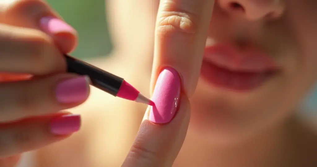 Unha esfumada com esponja: o movimento que evita bolhas e transição dura