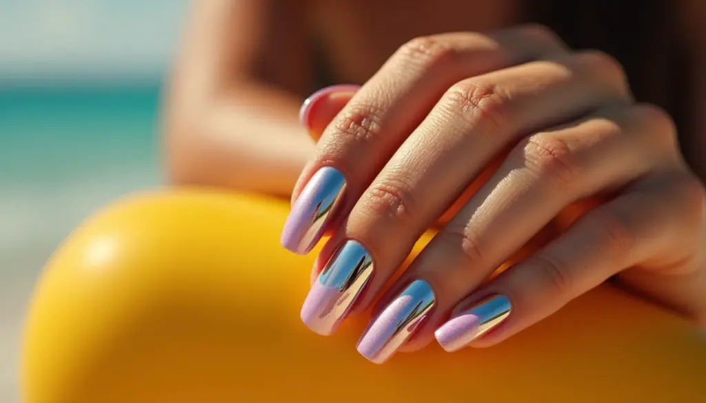 87 Ideias de Unha Espelhada para Você Brilhar em 2026