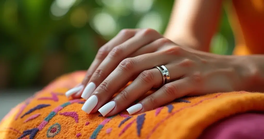 8 Ideias de Unha Gel Branca que Transformam sua Manicure em Luxo