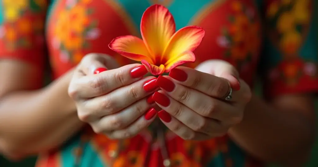 18 Ideias de Unha Gel na Tips Vermelho que Alongam Seus Dedos em 30%