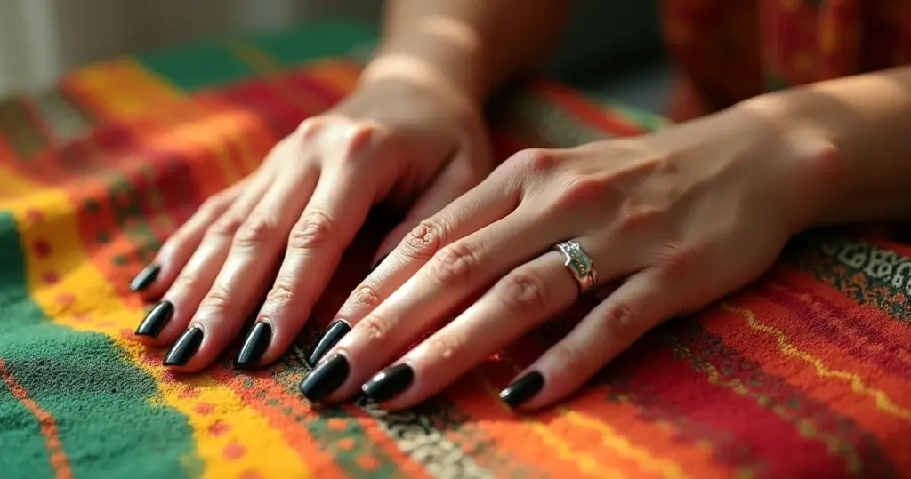 18 Ideias de Unha Gel Preta: Transforme Seu Look com Elegância Instantânea
