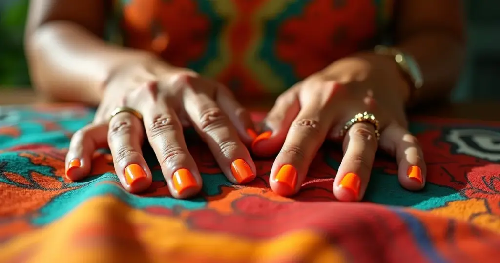 25 Ideias de Unha Laranja Decorada que Dobram Seus Elogios em 2026