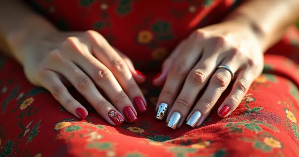 18 Ideias de Unha Natal e Ano Novo Para Arrasar em 2026