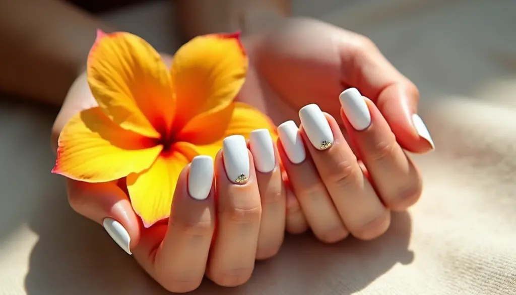 Unha Nude com Branco: 47 Ideias que Duram e Impressionam