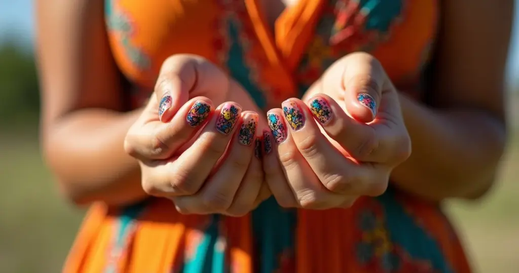 14 Ideias para Acabar com Unha Ondulada e Disfarçar com Nail Art