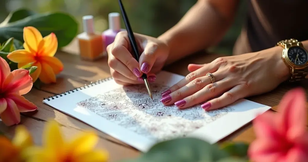21 Ideias de Unha para Colorir: Treine Nail Art Sem Risco
