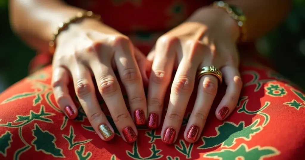 27 Ideias de Unha para Natal que Vão Deixar Seu Look Inesquecível