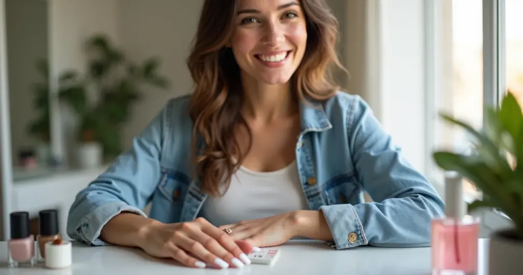 12 Ideias de Unha Postiça Realista Branca: Efeito Salão por R$20