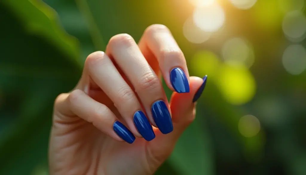 47 Ideias de Unha Redonda Azul para Arrasar em 2026