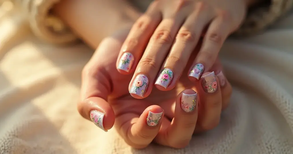 25 Ideias de Unha Redonda Curta Decorada para Você Arrasar Sem Complicação