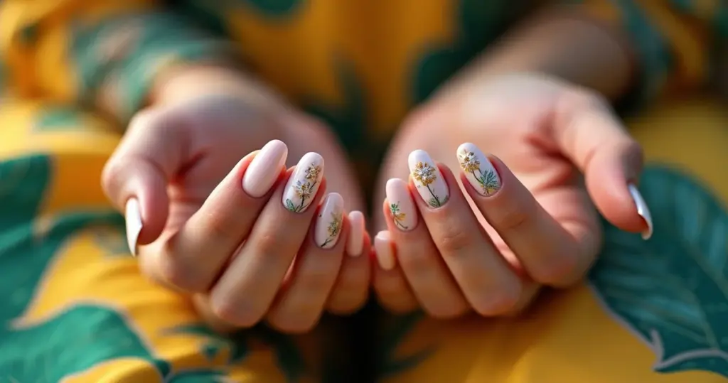 17 Ideias de Unha Redonda Decorada Clara Que Não Lasçam Nunca 17 Ideias de Unha Redonda Decorada Clara Que Não Lasçam Nunca