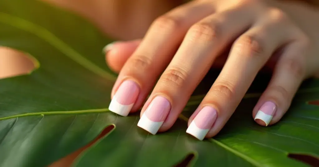 Unha Rosa com Francesinha Branca: Elegância Atemporal + Passo a Passo