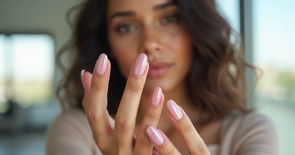 12 Ideias de Unha Rosa com Glitter Simples (e o Truque da Esponja)