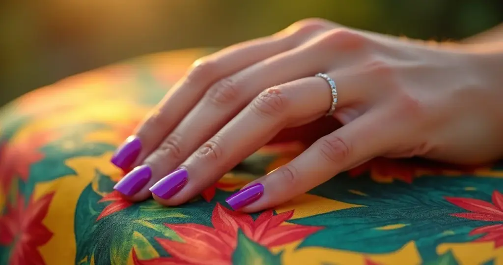 27 Ideias de Unha Roxa com Francesinha: Do Lilás Suave ao Invertido Ousado