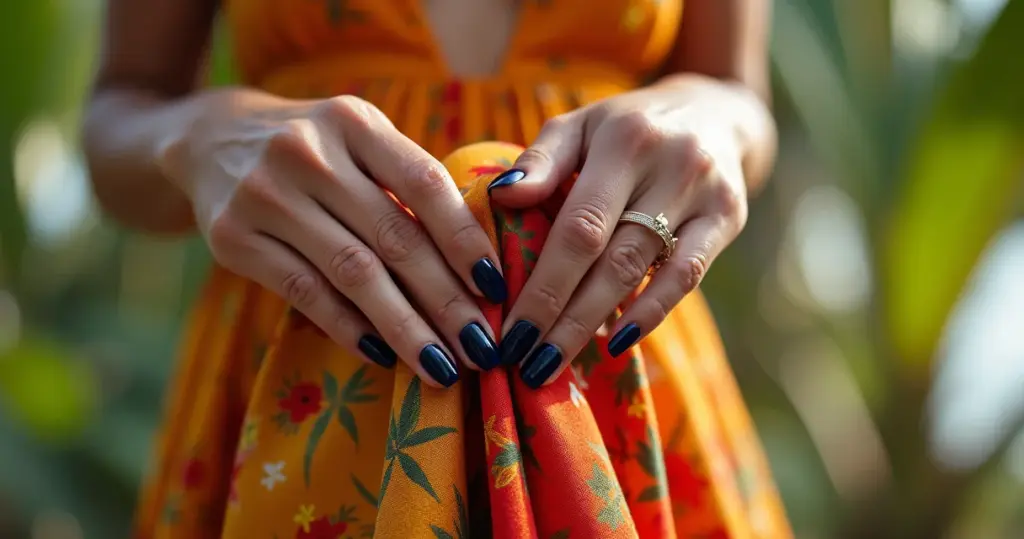 15 Ideias de Unha Stiletto Azul Escuro Que Vão Transformar Seu Visual