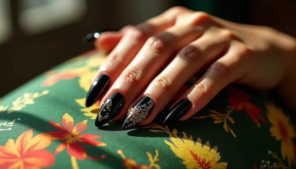 72 Ideias de Unha Stiletto Decorada Preta para Arrasar em 2026