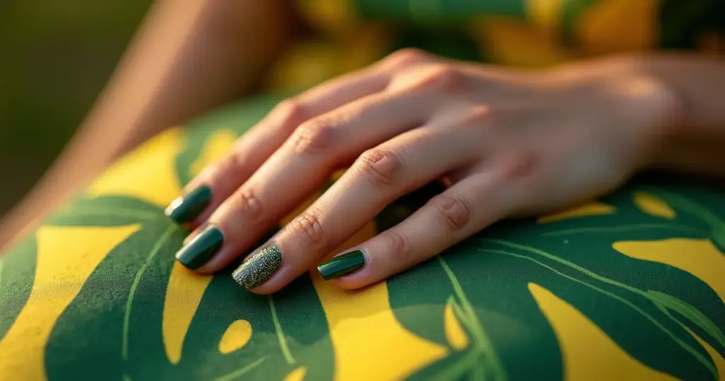 23 Ideias de Unha Verde Musgo: Do Militar ao Glitter (2026)