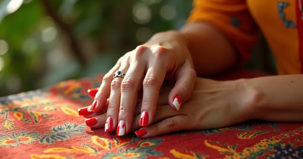 25 Ideias de Unha Vermelha e Branca: Do Simples ao Glamour