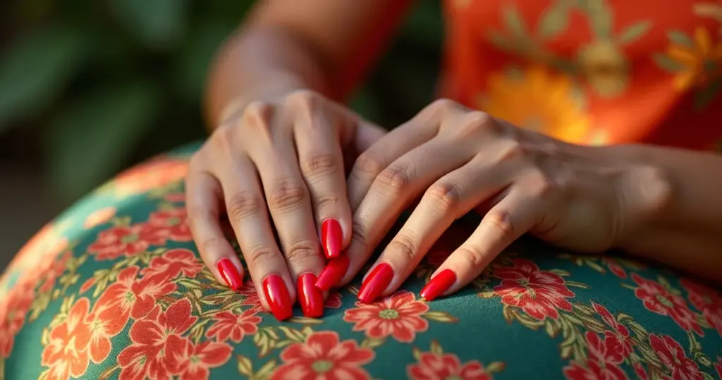 25+ Ideias de Unha Vermelha em Gel que Duram 4 Semanas