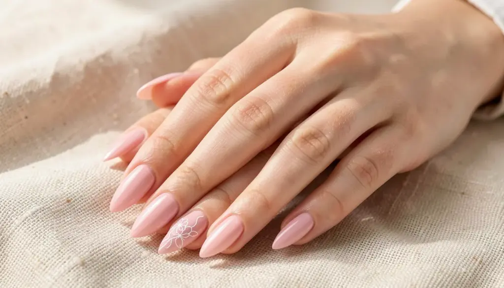 48 Decoracao de Unha Rosa Simples: Elegância Fácil para Arrasar em Casa