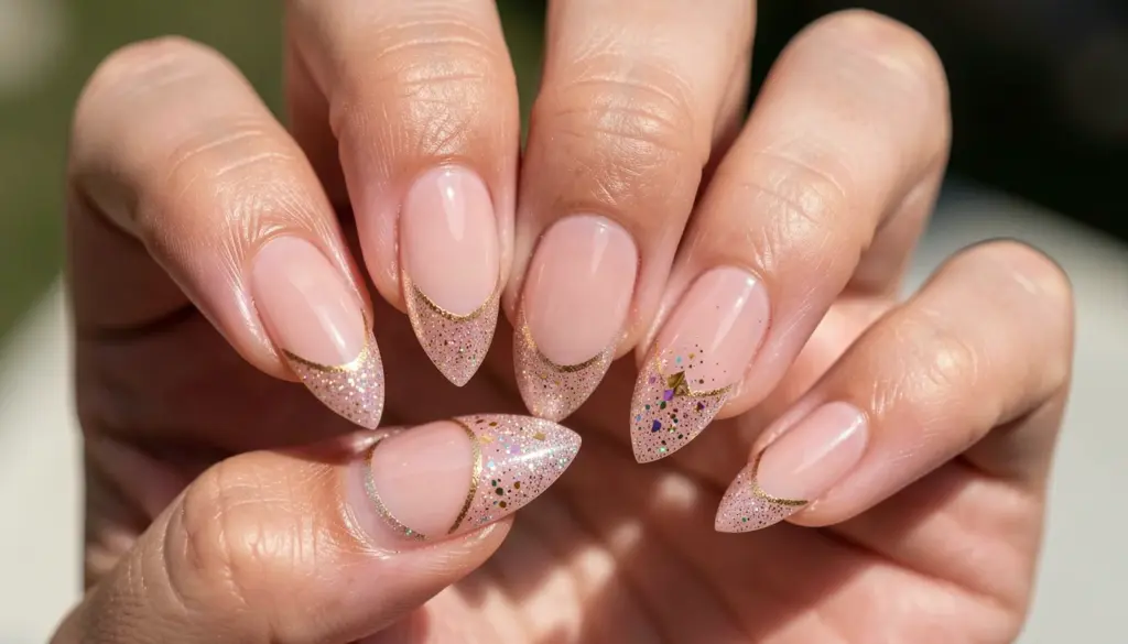 31 Glitter Encapsulada Unha de Gel Decorada: Ideias Que Brilham Sem Soltar