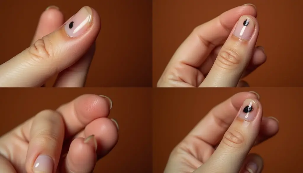 66 Ideias de Pontinho Preto na Unha da Mão Significado e Como Identificar