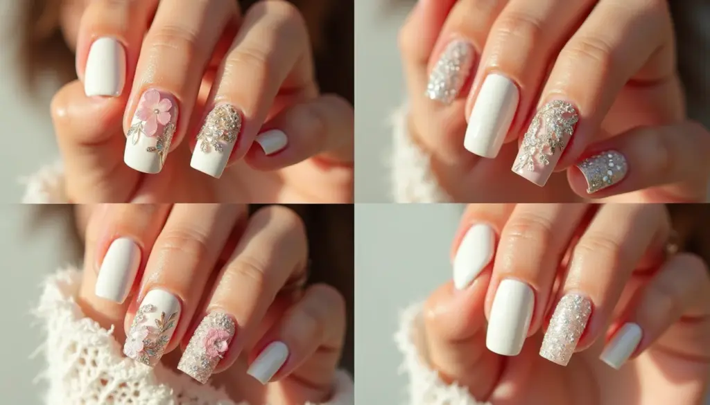59 Ideias de Unha Bailarina Branca Decorada Para Você Usar Agora 59 Ideias de Unha Bailarina Branca Decorada Para Você Usar Agora
