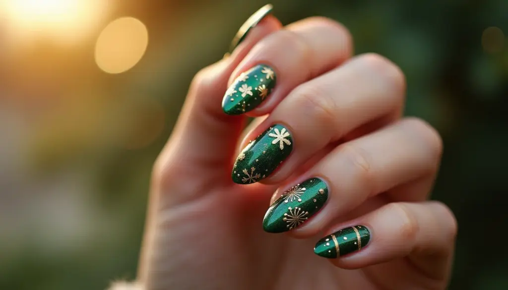 66 Unha de Gel Decorada de Natal: Ideias Radiantes para 2026 66 Unha de Gel Decorada de Natal: Ideias Radiantes para 2026